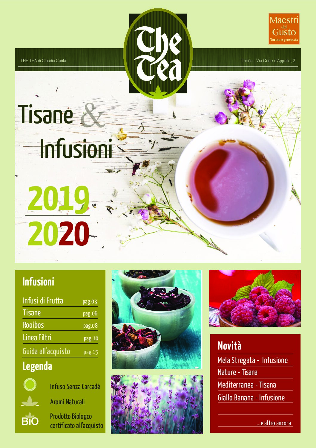 TheTea Catalogo Tisane Infusioni 2019 2020